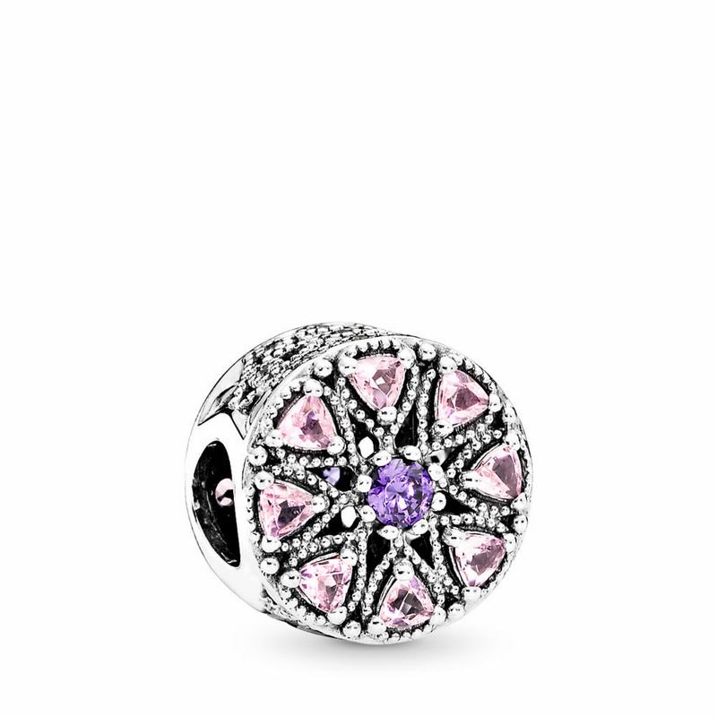 Pandora Shimmering Medallion Charm Clearance NZ, Sterling Silver (195420-SWG)